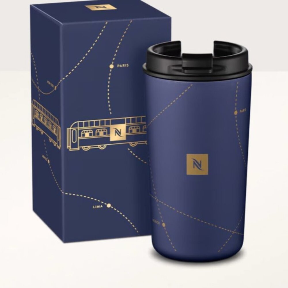 NWT Nespresso Limited Edition Festive Travel Mug